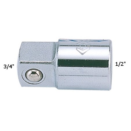 Adaptateur pour douille 1/2" F - 3/4" M