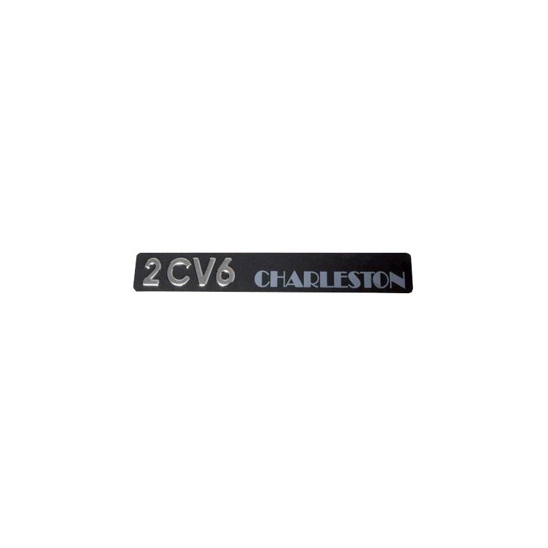 Monogramme en Plaque Adhésif pour 2 cv 6 Charleston