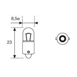 Ampoule 06 Volt 03 Watt...