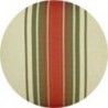Garniture Complète 2 Sièges Sym et Banquette Beige Rayé Rouge 2cv