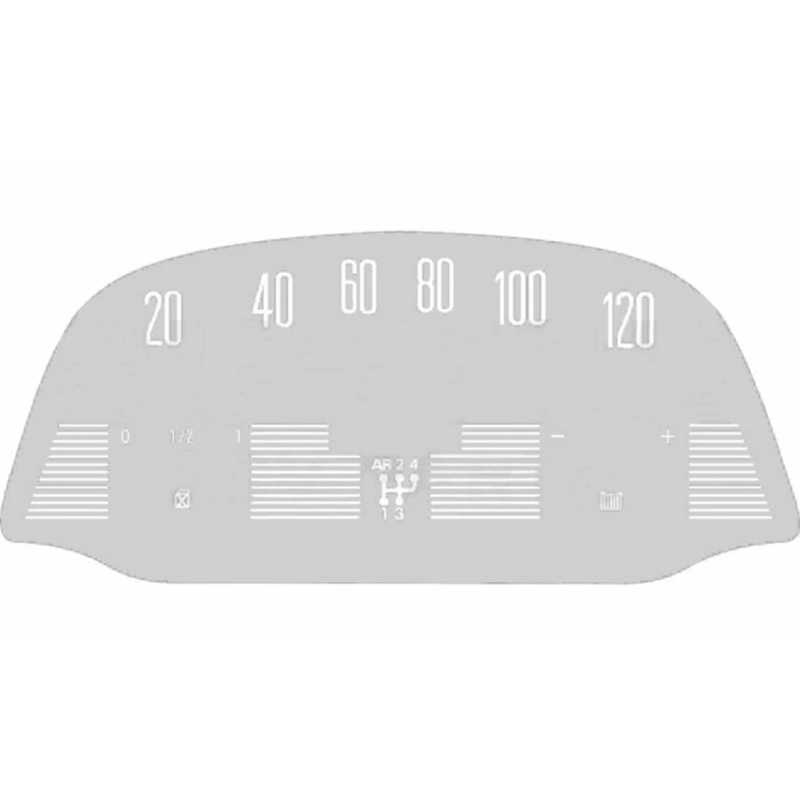 Autocollant de Compteur de Vitesse