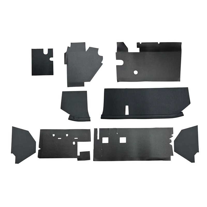 Kit d'insonorisant Noir 9 pièces pour 2cv NM - Haute Qualité