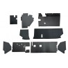Kit d'insonorisant Noir 9 pièces pour 2cv NM - Haute Qualité