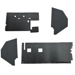 Kit d'insonorisant Noir 4 pièces pour tablier inférieur 2cv NM - Haute Qualité