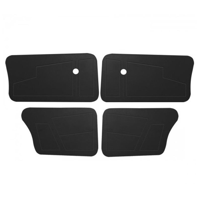 Panneau de porte Skai Noir - les 4 pour AMI8