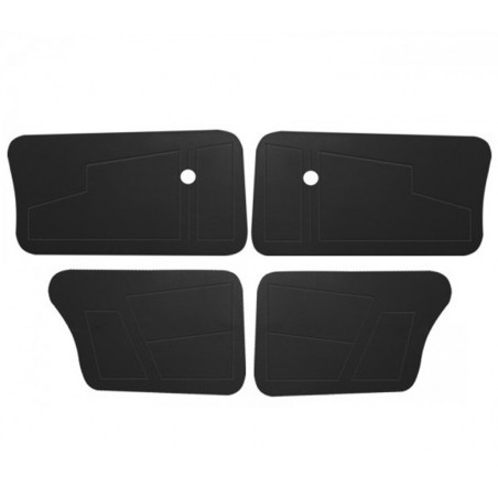 Panneau de porte Skai Noir - les 4 pour AMI8