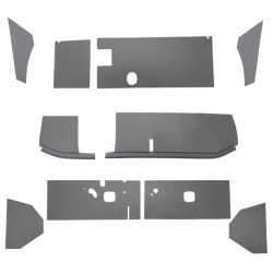 Kit d'insonorisant Gris 9 pièces pour 2cv AM - Haute Qualité