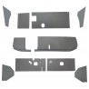 Kit d'insonorisant Gris 9 pièces pour 2cv AM - Haute Qualité