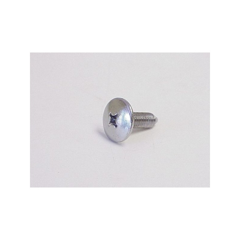 Vis PZ N°2 - M07 x 013 mm - Tête Bombée Large Chromée Pare-Choc