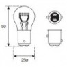 Ampoule 06 Volt 21/05 Watt pour Feux stop 2 Filament Qualité Standard