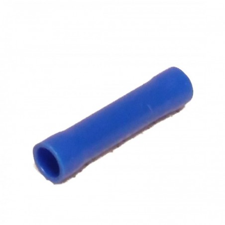 Cosse Electrique bout à bout Vinyle Bleu 1.0~2.5 mm² - 2cv & autre