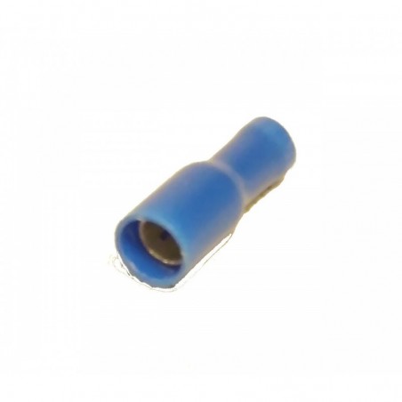 Cosse Electrique Cyl.Fem Ø 5.00 Vinyle Bleu 1.0~2.5 mm² - 2cv & autre