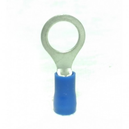 Cosse Electrique Ronde Ø 8.00 Vinyle Bleu 1.0~2.5 mm² - 2cv & autre