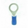 Cosse Electrique Ronde Ø 8.00 Vinyle Bleu 1.0~2.5 mm² - 2cv & autre